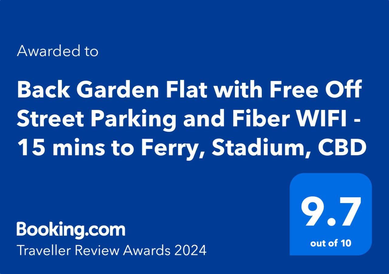 Back Garden Flat With Free On Street Parking And Fiber Wifi - 15 Mins To Ferry, Stadium, Cbd Wellington Extérieur photo